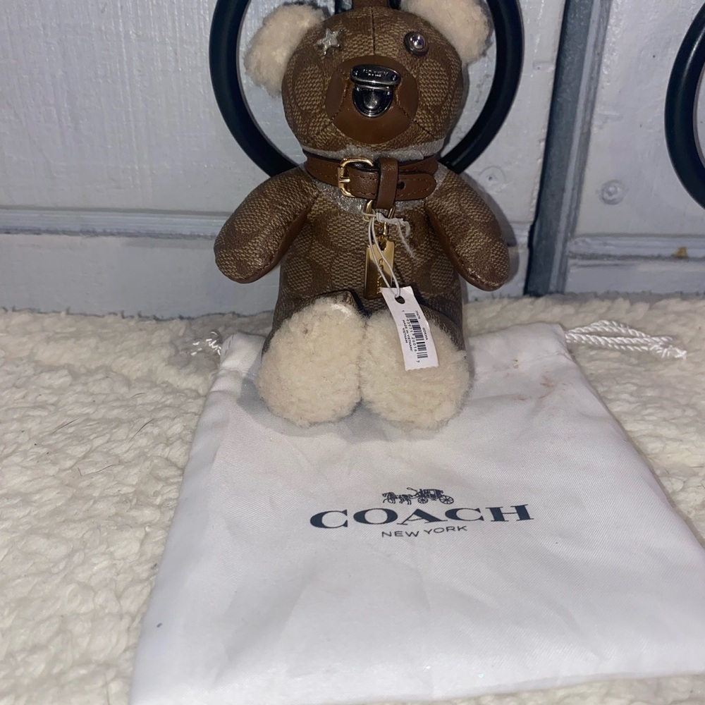 New Coach Bear Keychain * rare limited edition - Picture 2 of 5